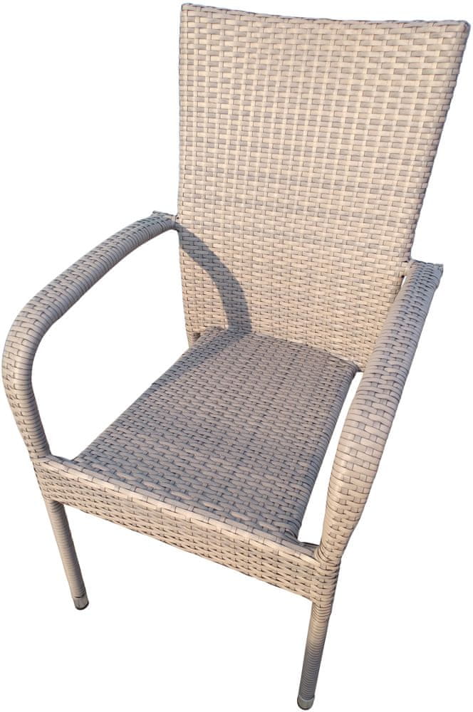 eoshop Jedálenská stolička HAITI Farba: šedá